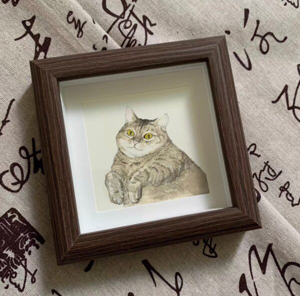 Watercolor pet portrait - Image 3